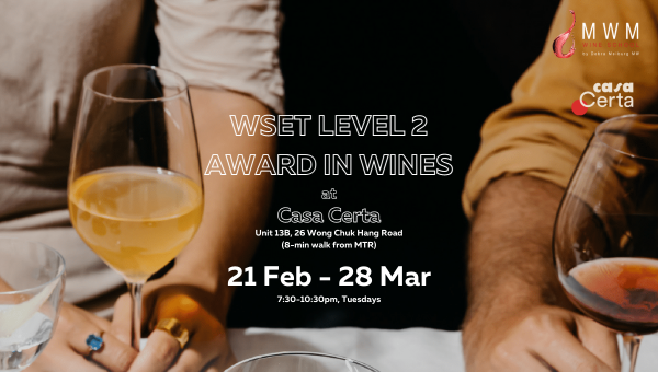 WSET Level2 Award in Wines at Certa