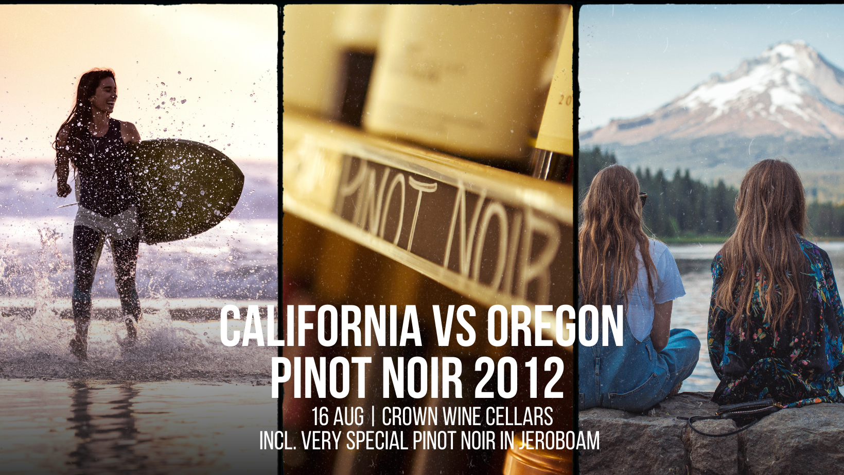 California vs Oregon Pinot Noir 2012 (incl. very special pinot noir in Jeroboam)